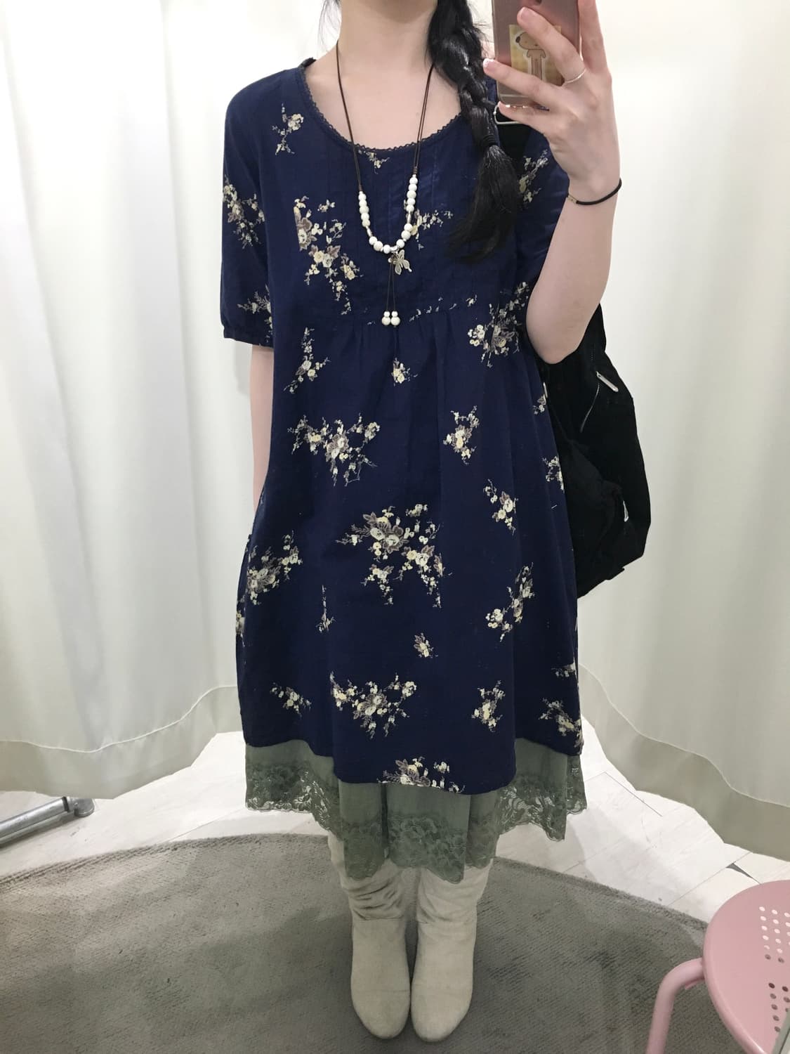 Samansa mos2 flower onepiece 상품이미지3