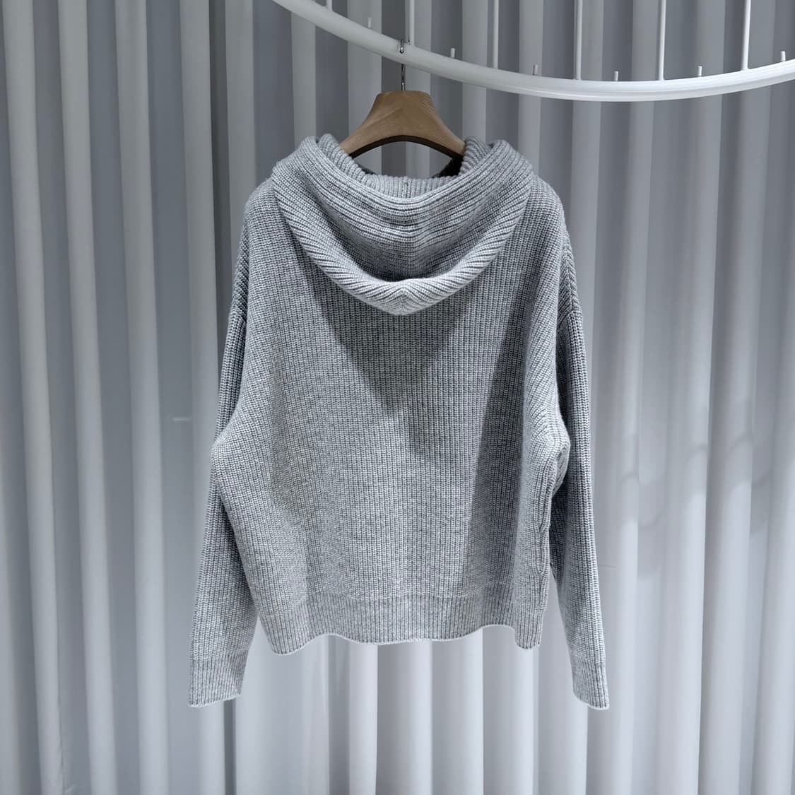 (A+/S) / 셀린느 울리브드 그레이 니트 후드 상품이미지6