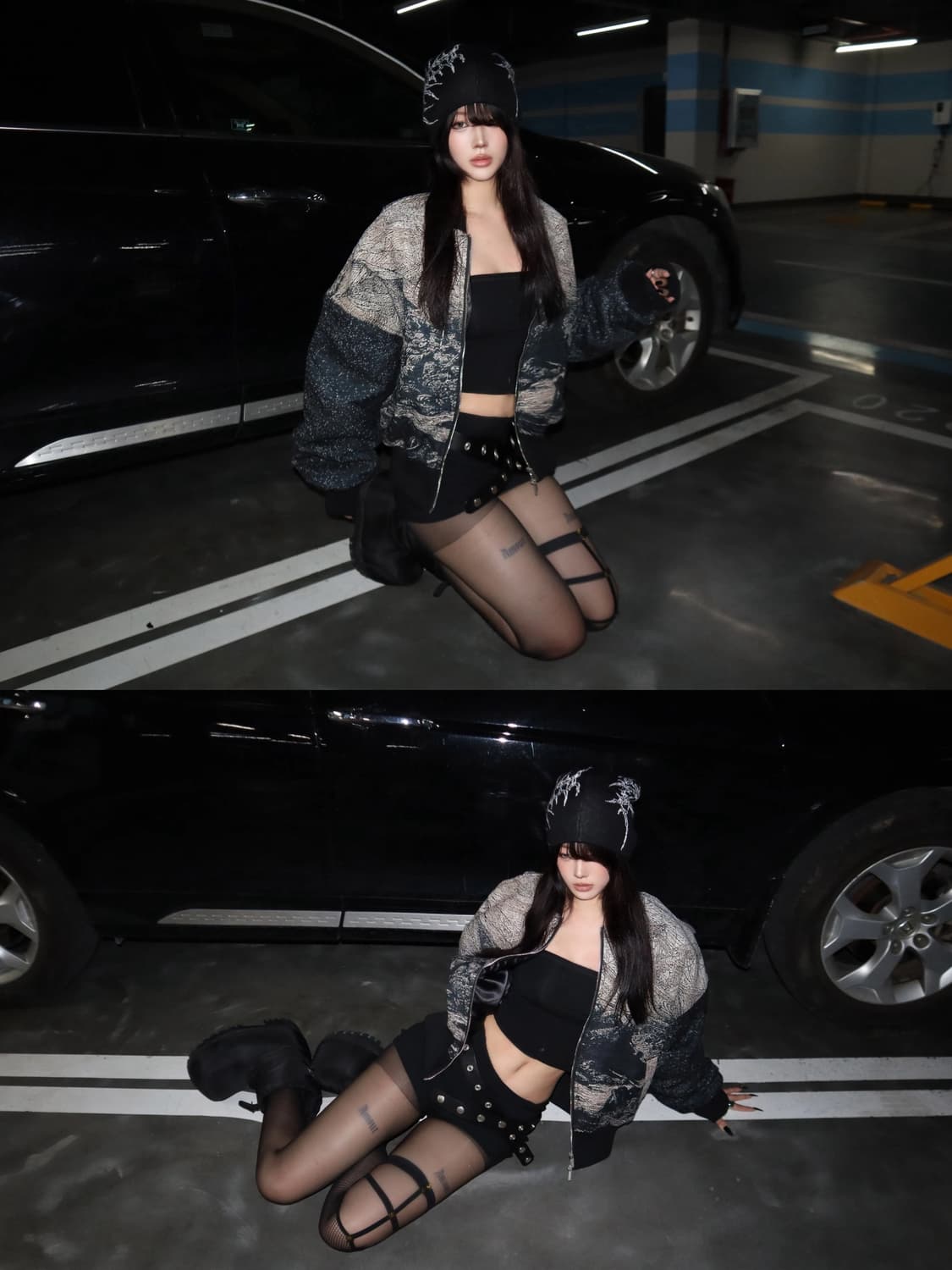 Skull Bone Graphic Beanie 상품이미지9