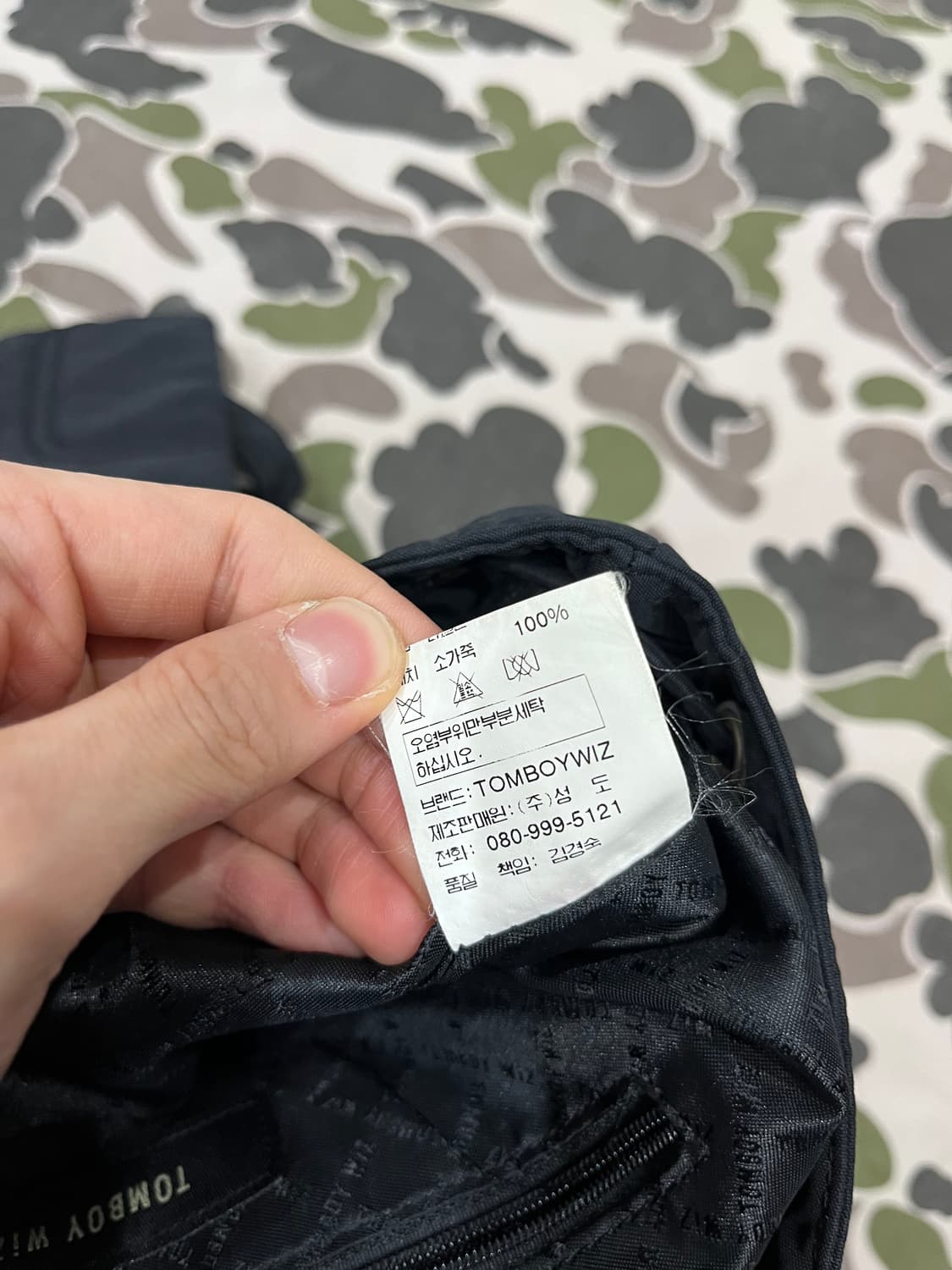 톰보이 소가죽 트리밍 미니 백팩 상품이미지7