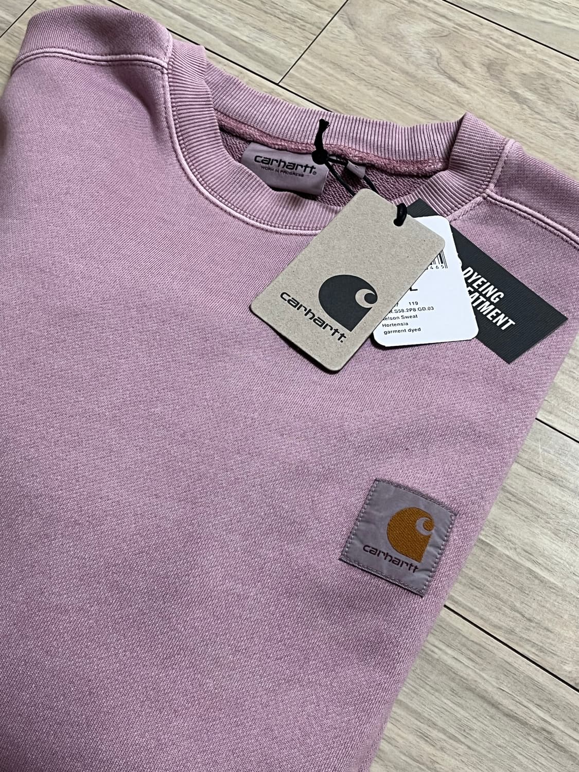칼하트윕 스웻셔츠 호텐시아 가먼트 다이드 L 상품이미지1