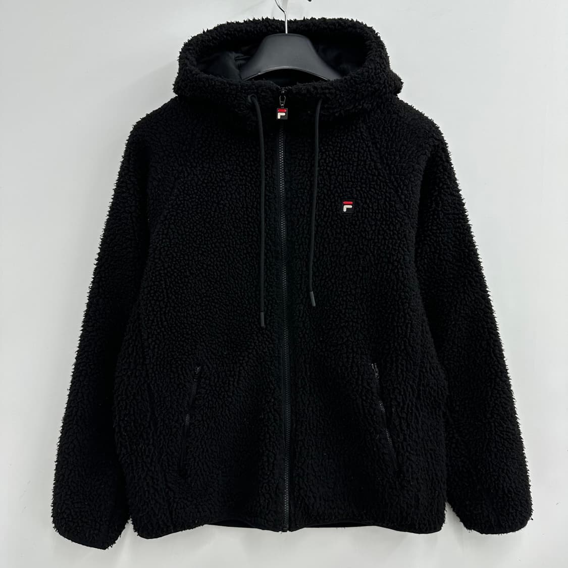 95 휠라 남자 양털 뽀글이 후드 점퍼 상품이미지1