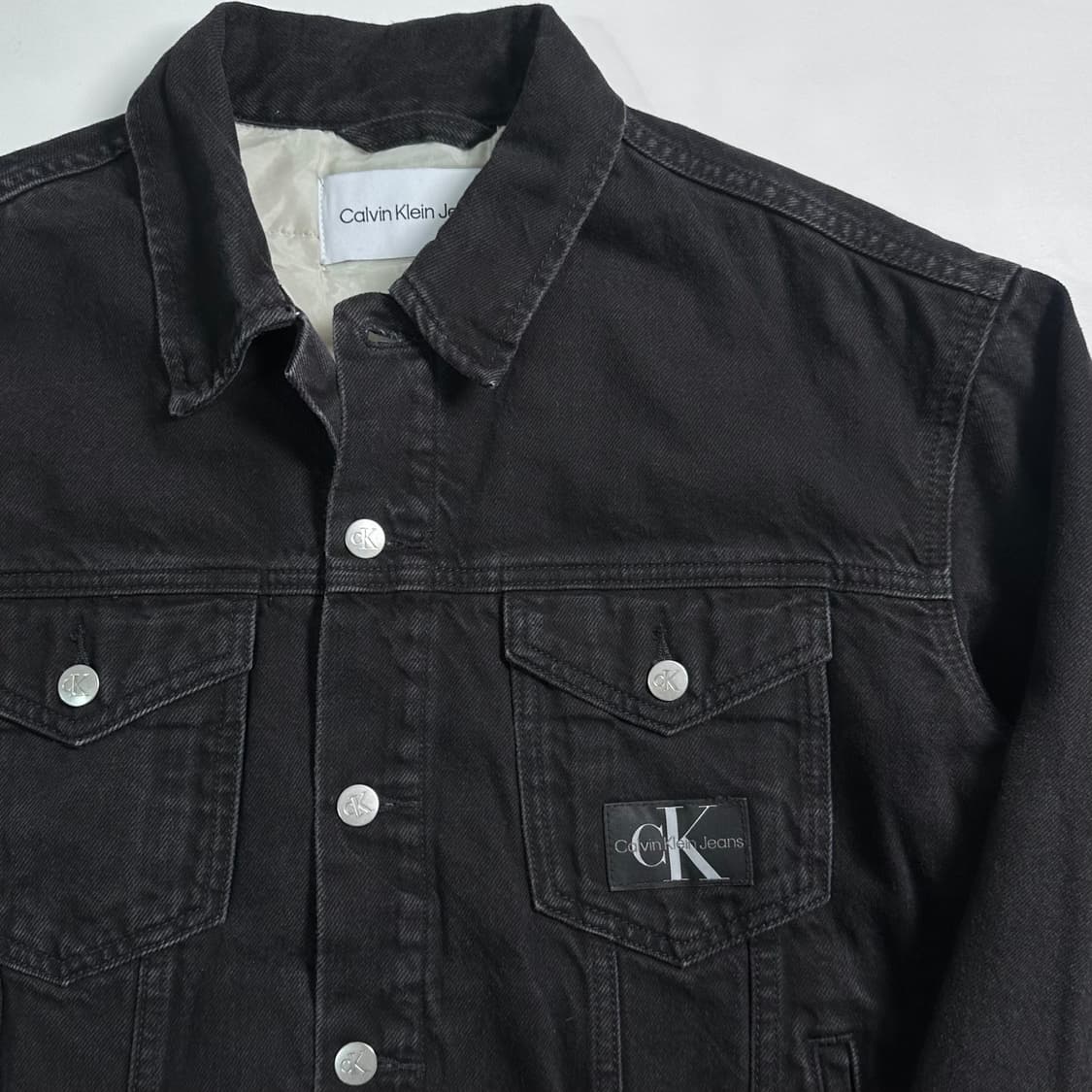 캘빈클라인 흑청 데님 자켓 상품이미지3