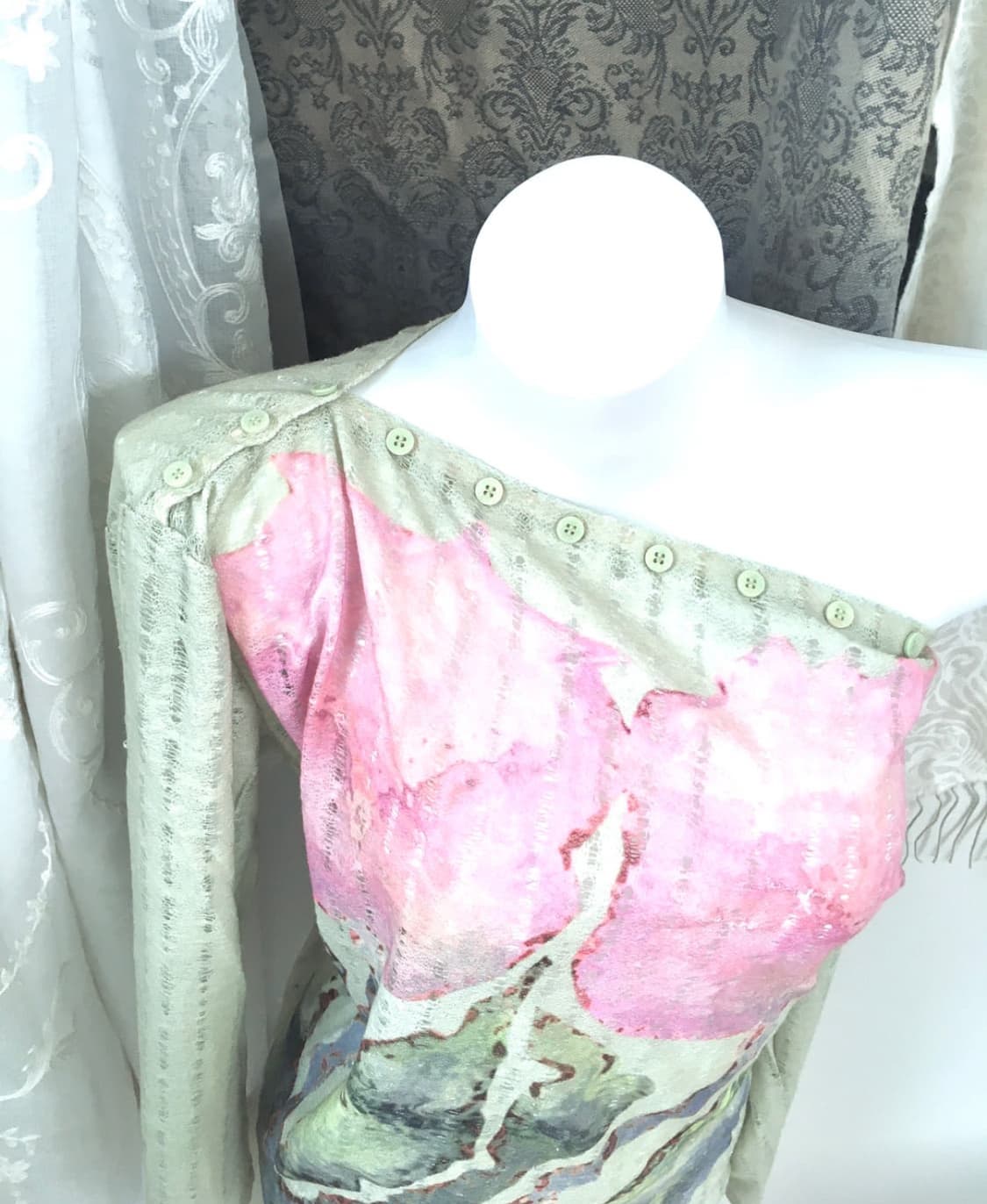 오리엔탈 페어리 프린팅 탑 상품이미지2