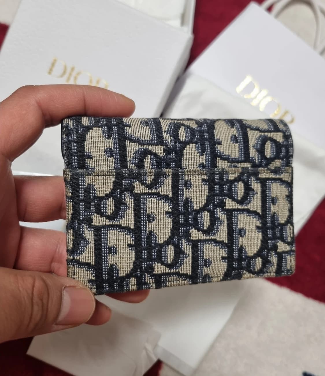 디올 오블리크 새들 카드지갑
 상품이미지4