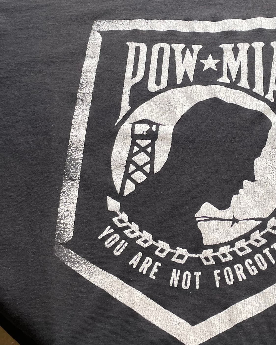 90’s USA POW · MIA T-shirt XL  상품이미지9