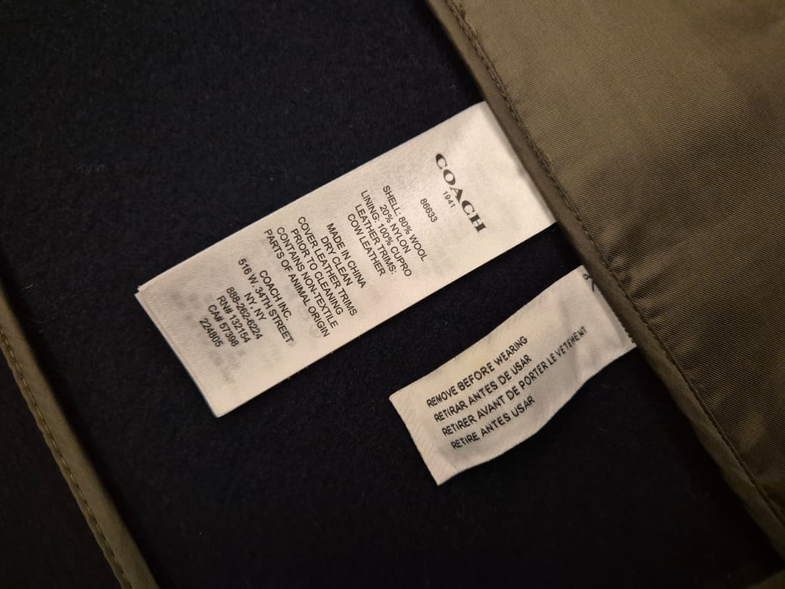 COACH captain's 울 피코트 상품이미지10