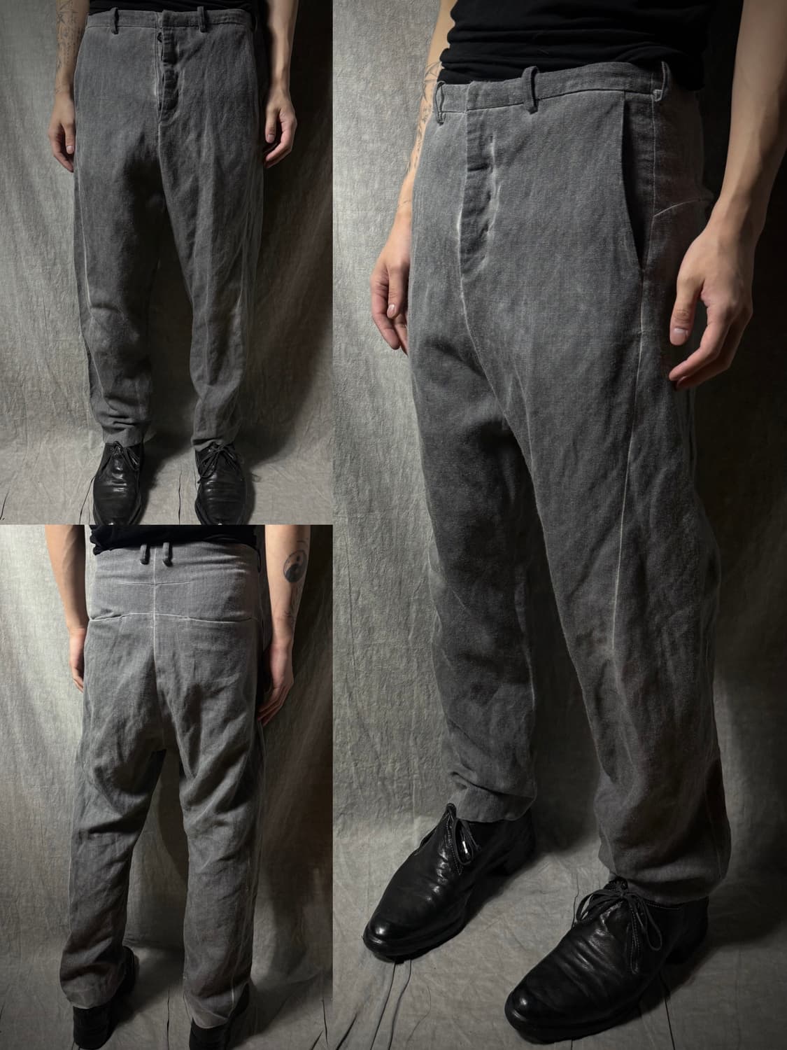 Lumen et Umbra Grey Wool Blend Trousers  상품이미지1