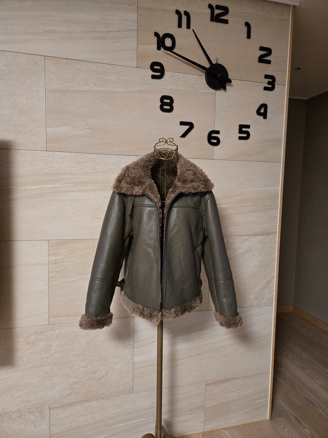 [55/s] 데렉램 무스탕 양모 자켓 2025 상품이미지1