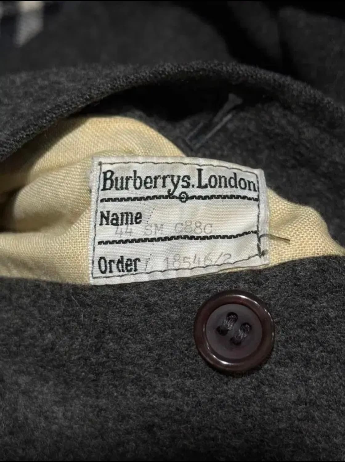 버버리 울 싱글코트 상품이미지10