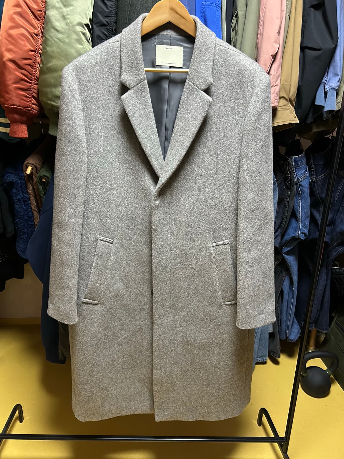 포터리 캐시미어 싱글 코트(3사이즈)(새상품급) 상품이미지3