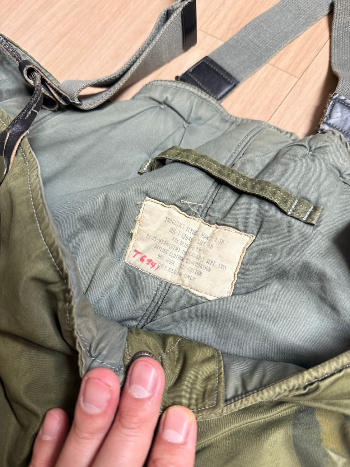 80s usaf f-1b 미공군 파일럿 팬츠 트라우저 상품이미지7