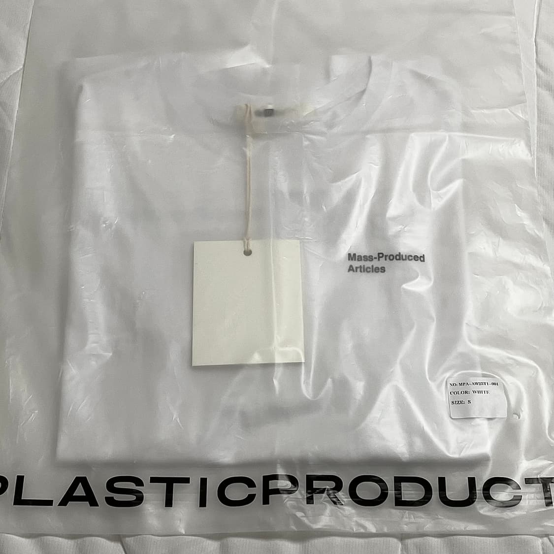 플라스틱 프로덕트 반팔 MPa T-SHIRT (WHITE) 상품이미지3