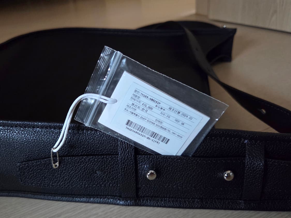 [정품] 타임옴므 24ss 레더 스트랩 숄더 크로스백 상품이미지7