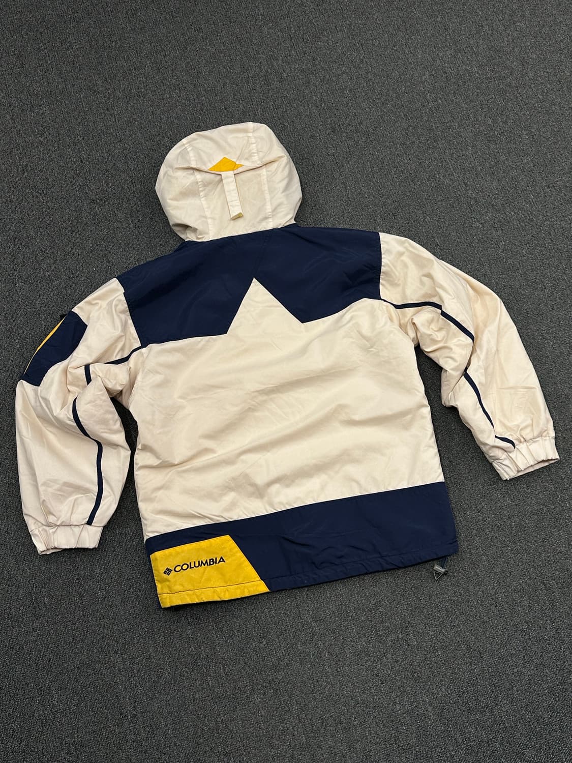 S)콜롬비아 고프코어 배색 하프집업 패딩 바람막이 상품이미지5