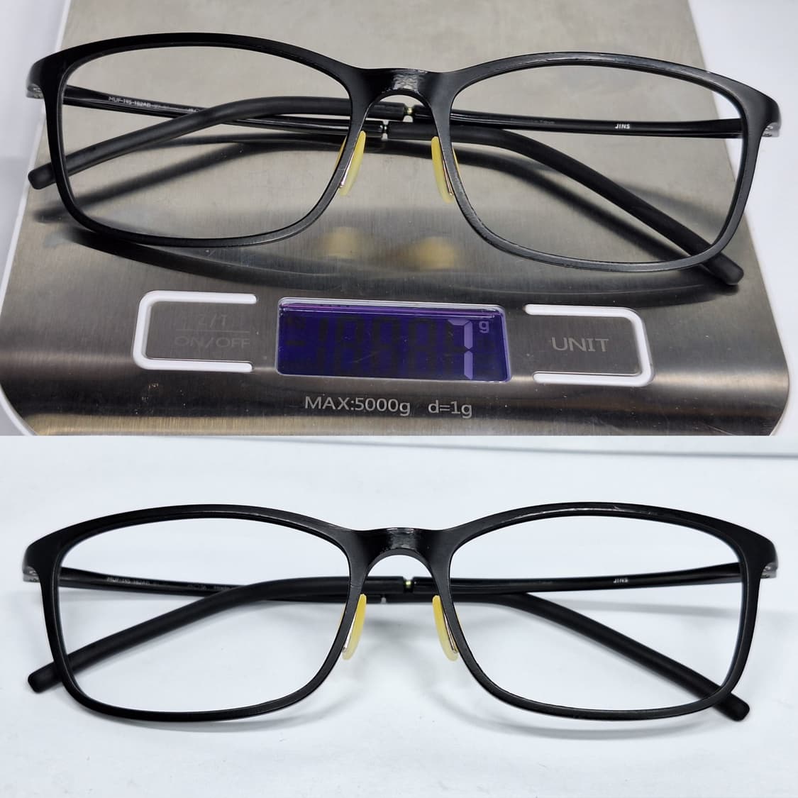 JINS 진스 MUF-19S-182 에어프레임 슬림 안경테/일본수입  상품이미지8