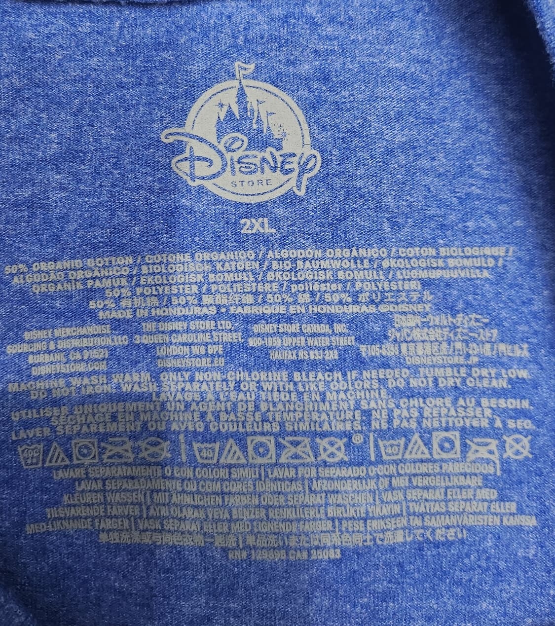 디즈니 미키마우스 성조기 프린팅 반팔티 2XL 상품이미지3