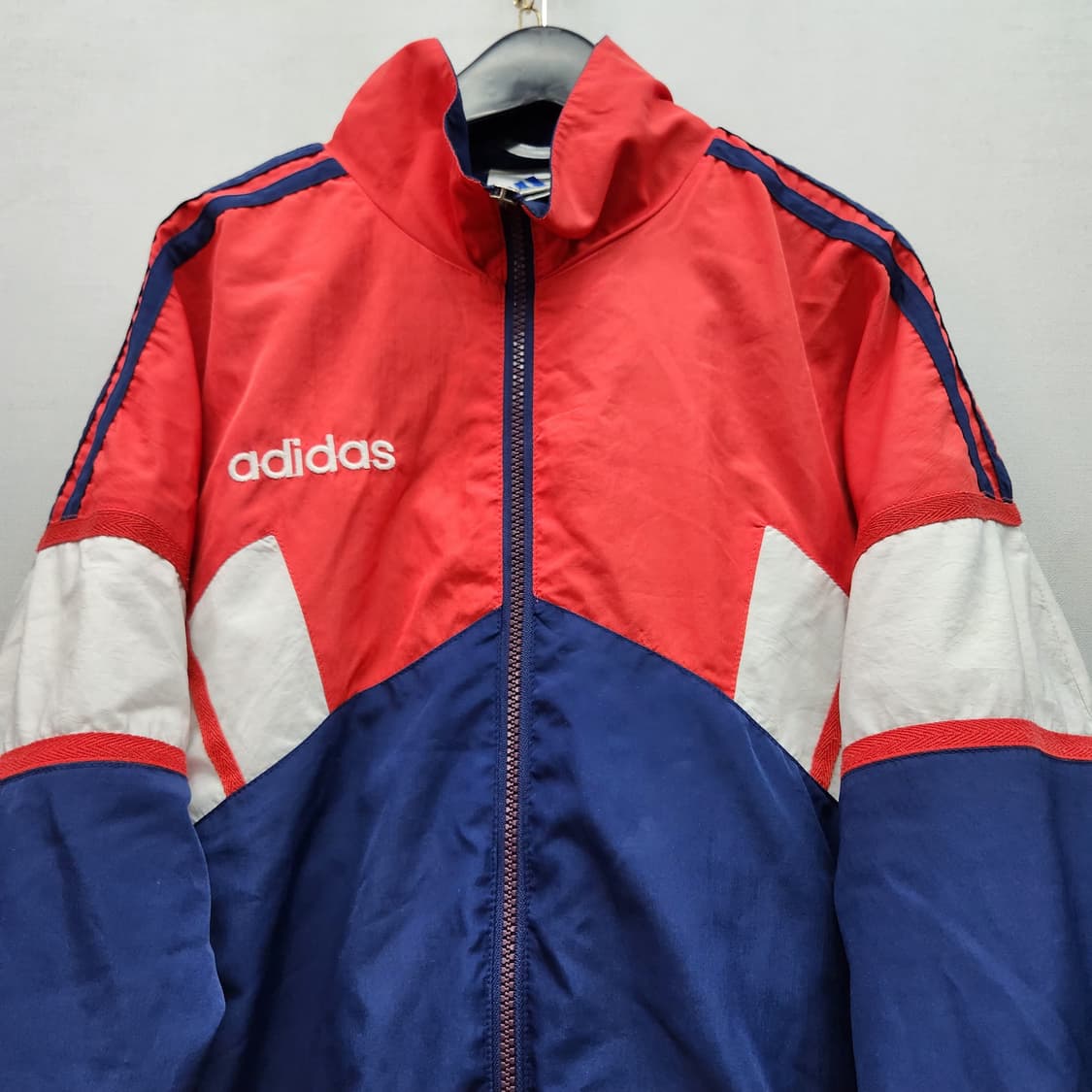 올드스쿨 아디다스 배색 오버핏 바람막시 95(2XL) 상품이미지2