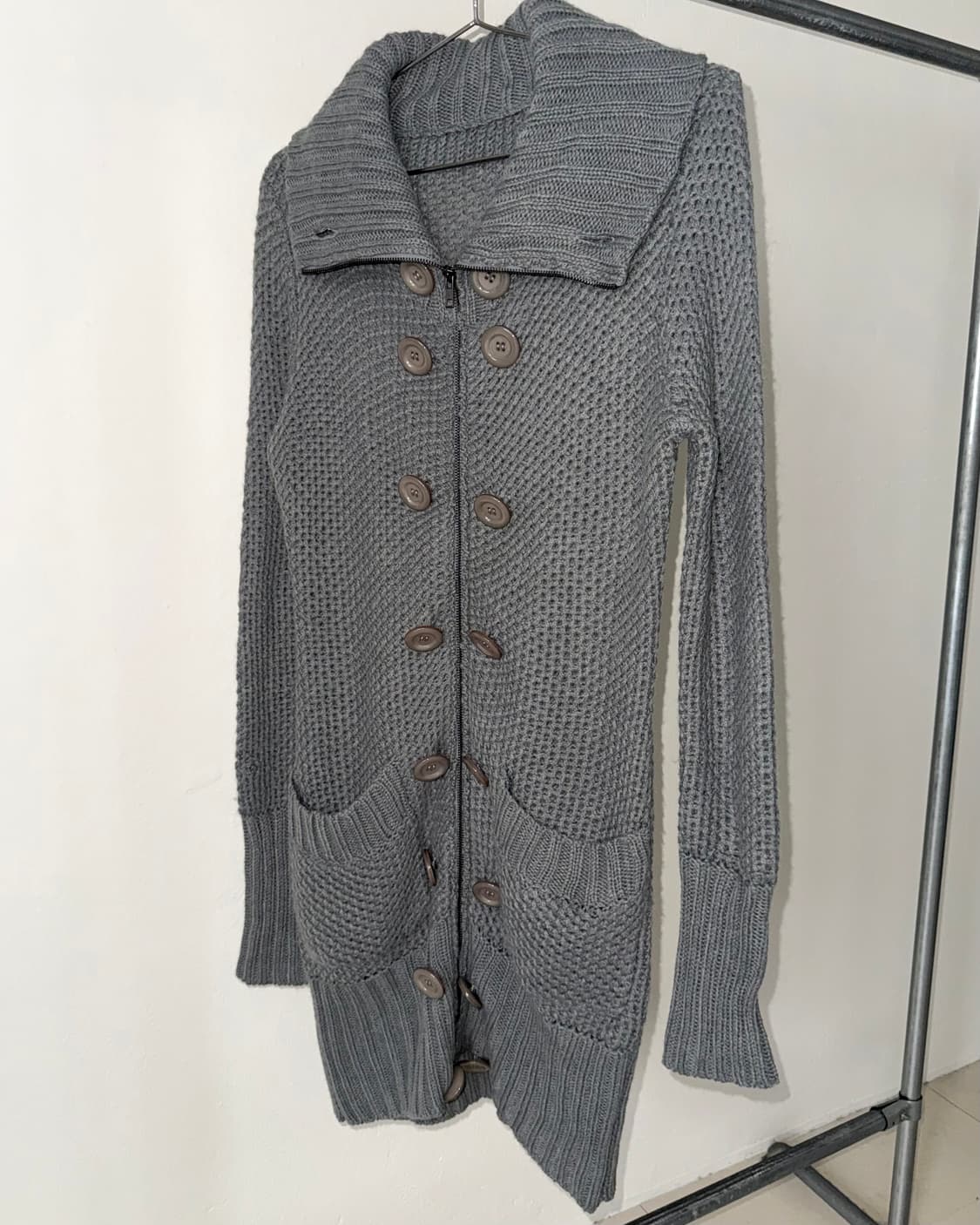 빈티지 빅 버튼 가디건 상품이미지1