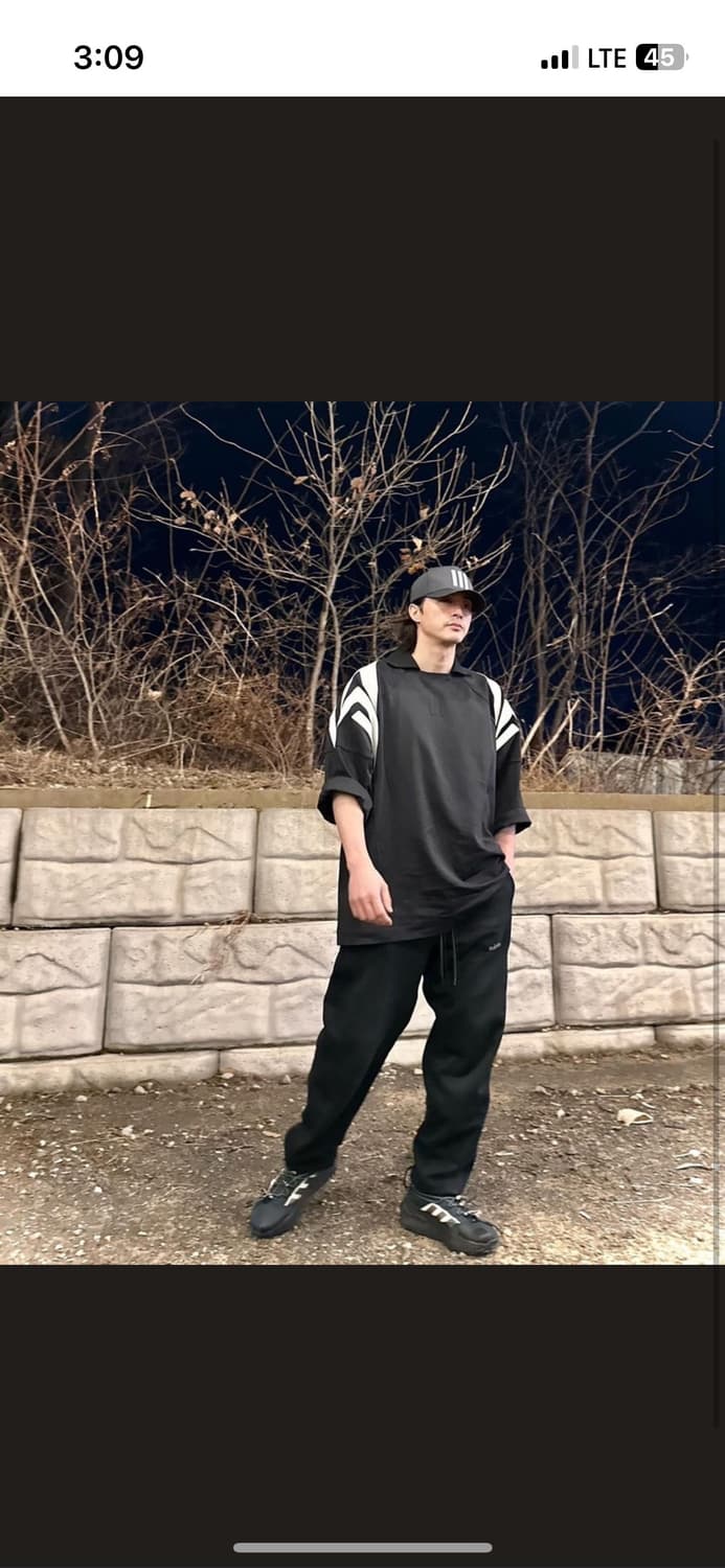 아디다스 X 피어오브갓 골리 저지 블랙 US M(KR L) 상품이미지4