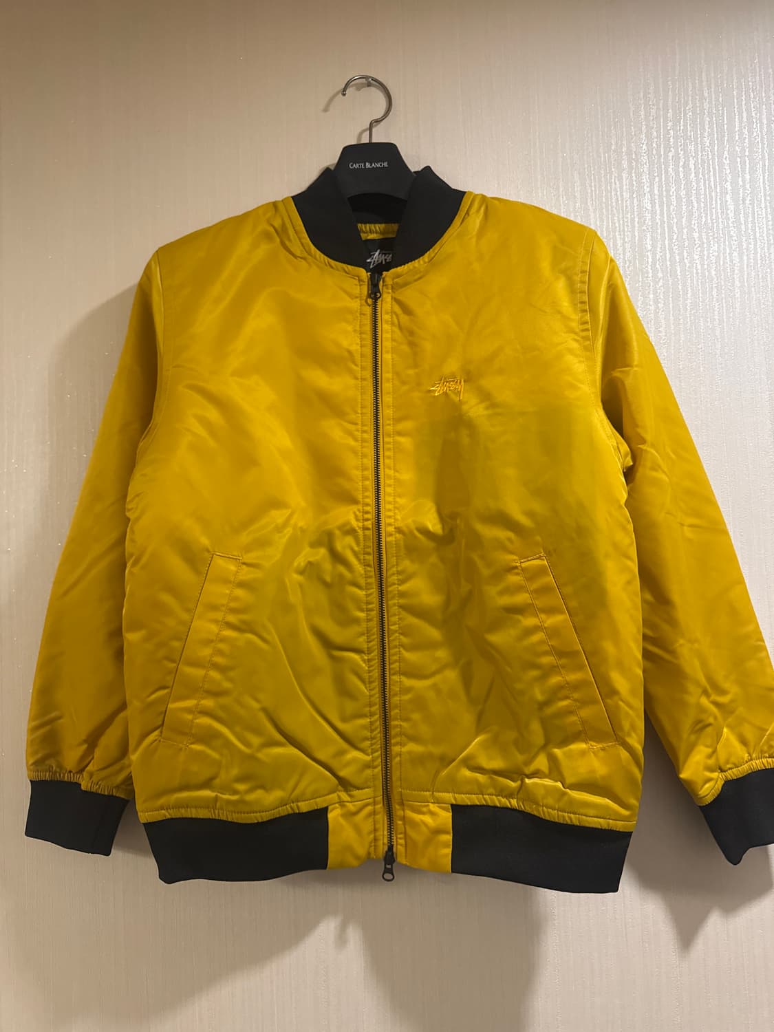 스투시 ma-1 블루종 자켓 옐로우  상품이미지1