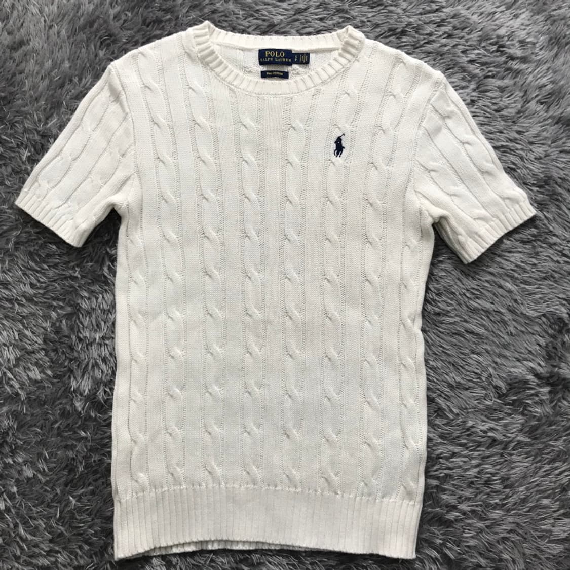 [여성 S] 폴로(POLO)랄프로렌 피마코튼 반팔 니트@135 상품이미지1
