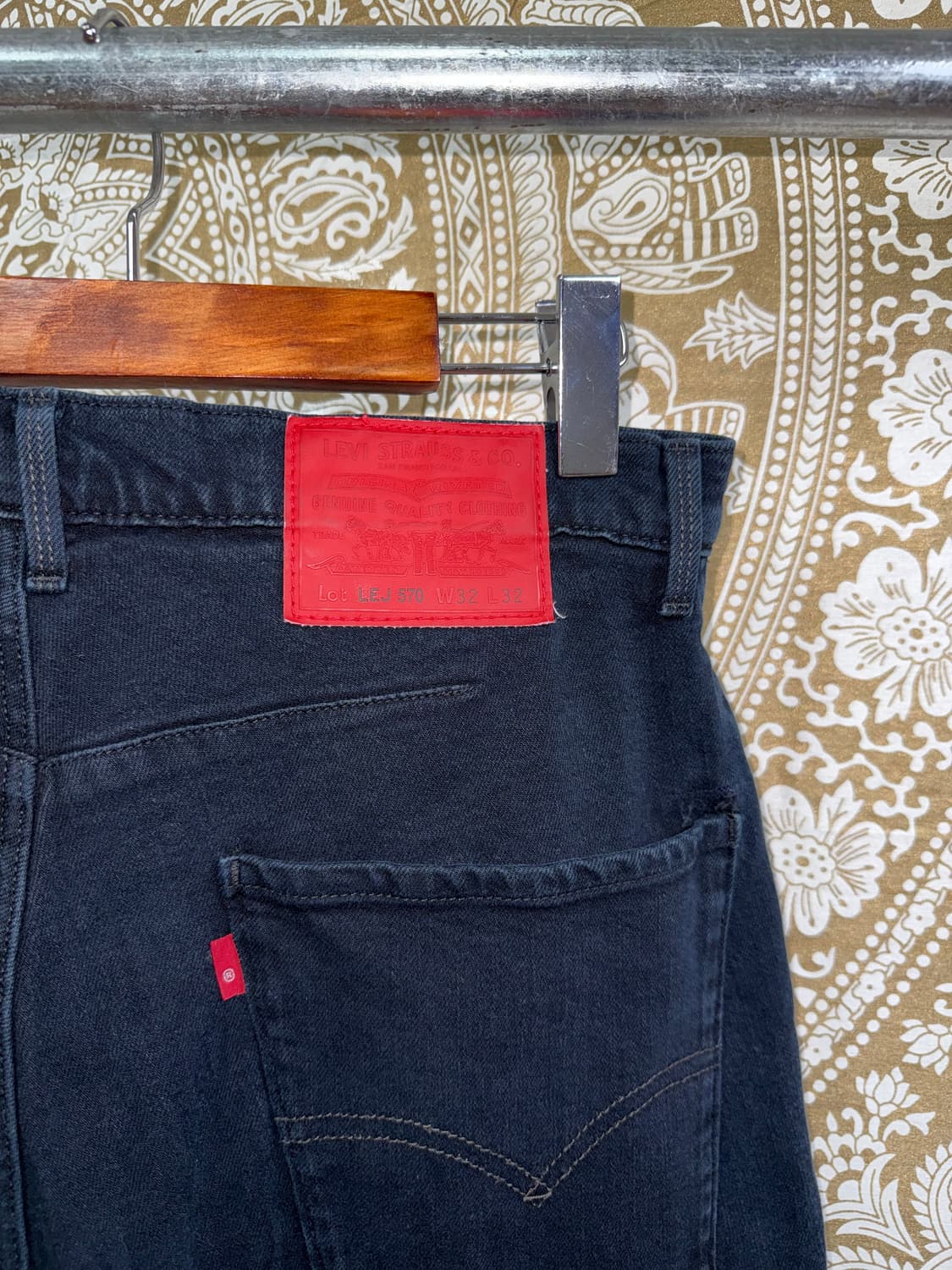 리바이스 570 네이비 스판 데님팬츠  상품이미지3