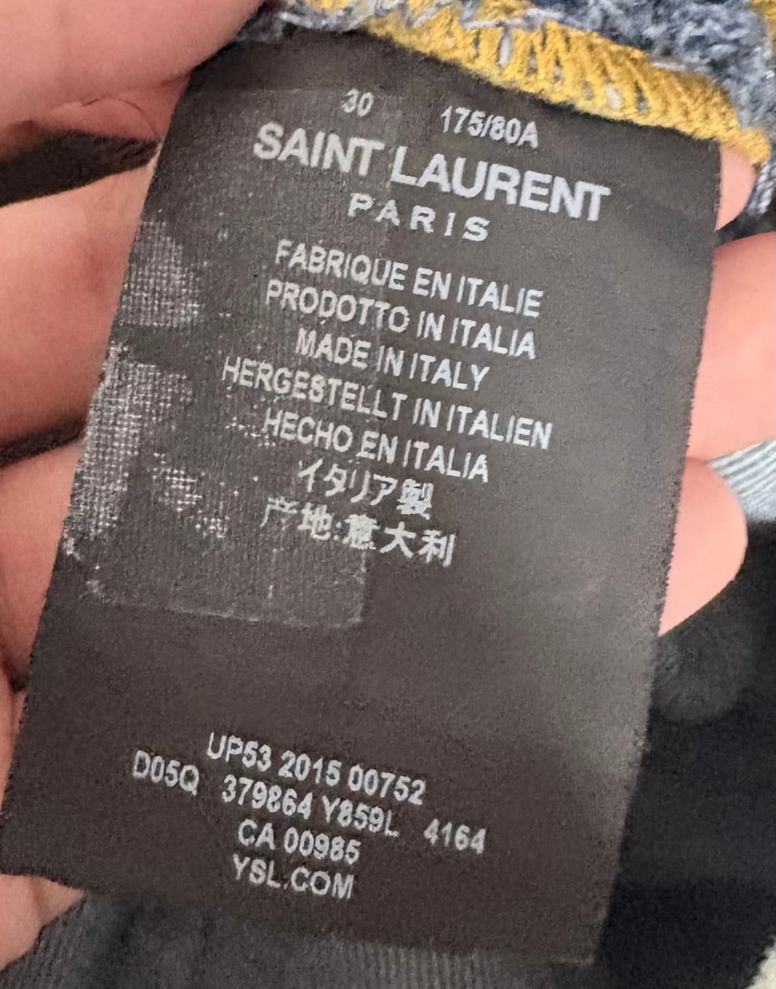 생로랑 에디슬리먼 D02 스키니 30 상품이미지4