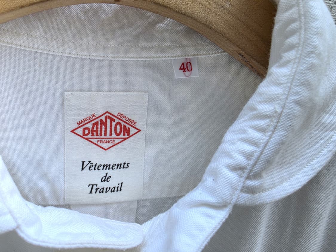 단톤(DANTON) 라운드 칼라 풀오버 셔츠 (made in japan) 상품이미지5