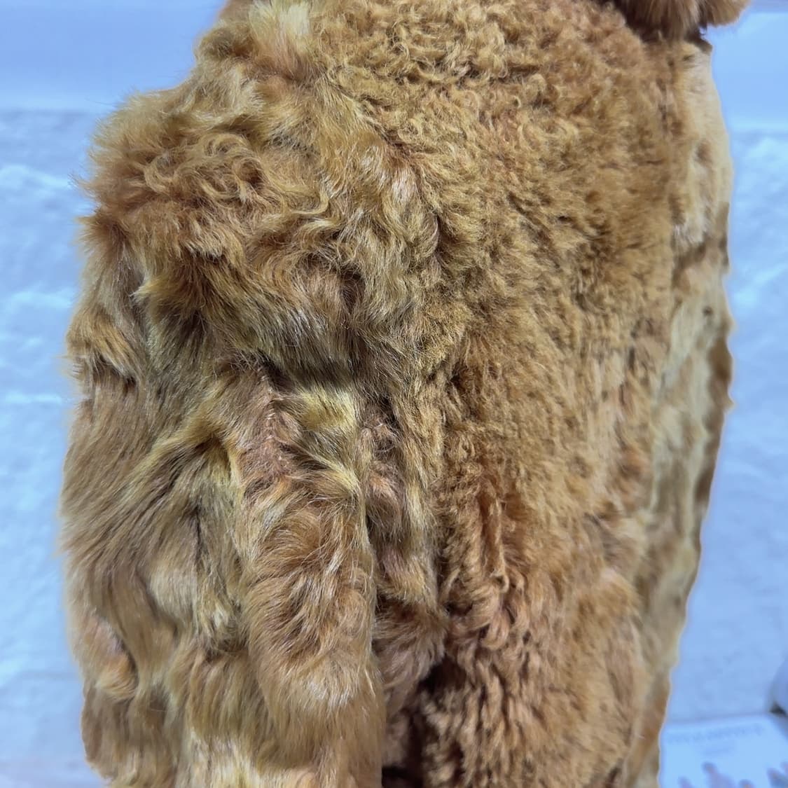 빈티지 토끼털&양털 칼라 양털 토스카나 코트 상품이미지4