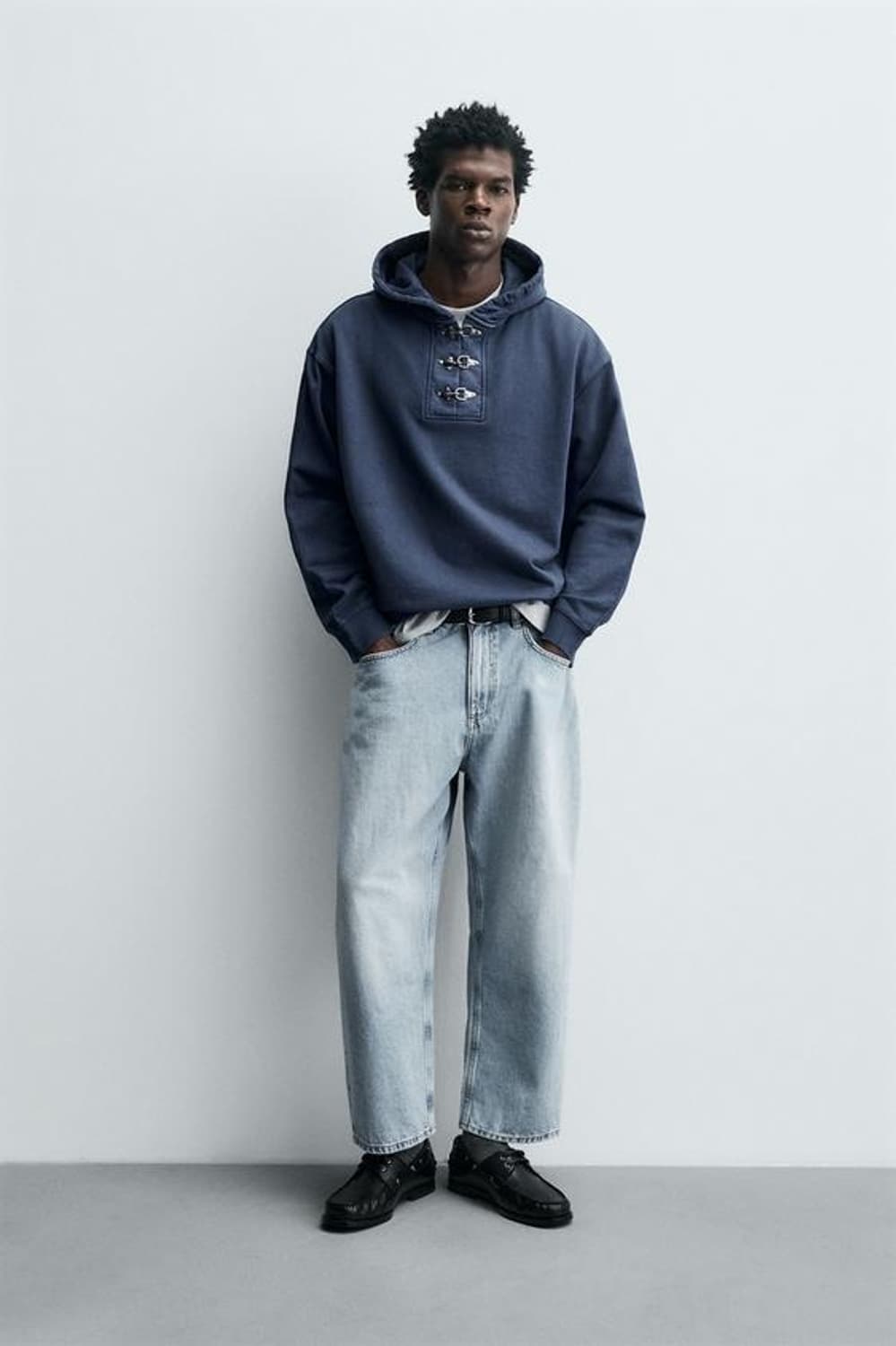 자라 토글 버튼 후드 스웨트셔츠 구매합니다!!!!!!! 상품이미지2