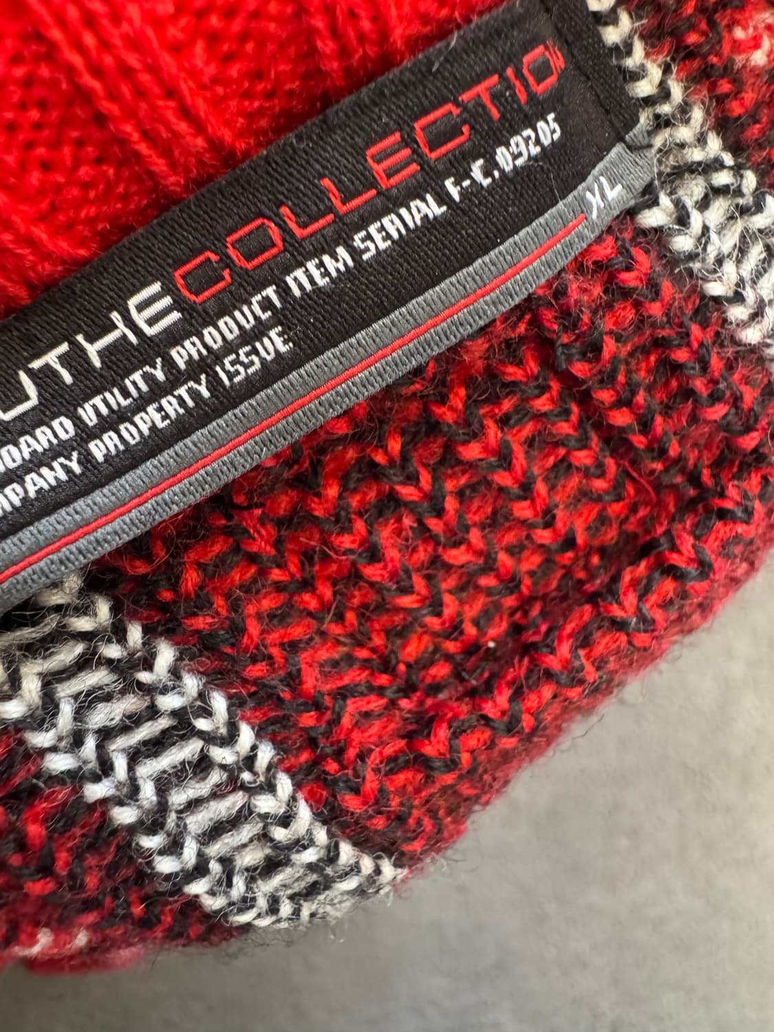 후부 빈티지 스펠아웃 니트 처분  상품이미지3