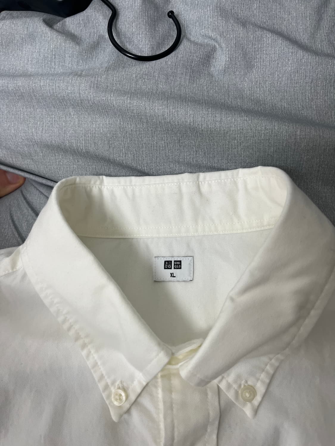 유니클로 / 옥스포드 셔츠 오프화이트 / XL 상품이미지3