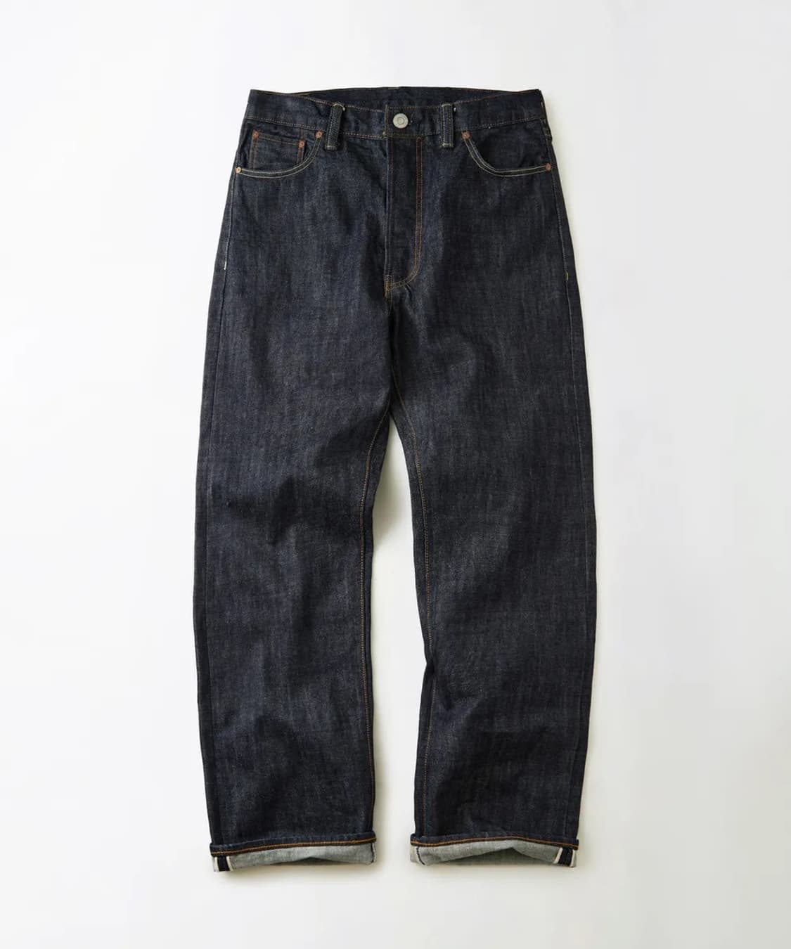 아웃스탠딩 40S SELVEDGE STRAIGHT PANTS 인디고 상품이미지1