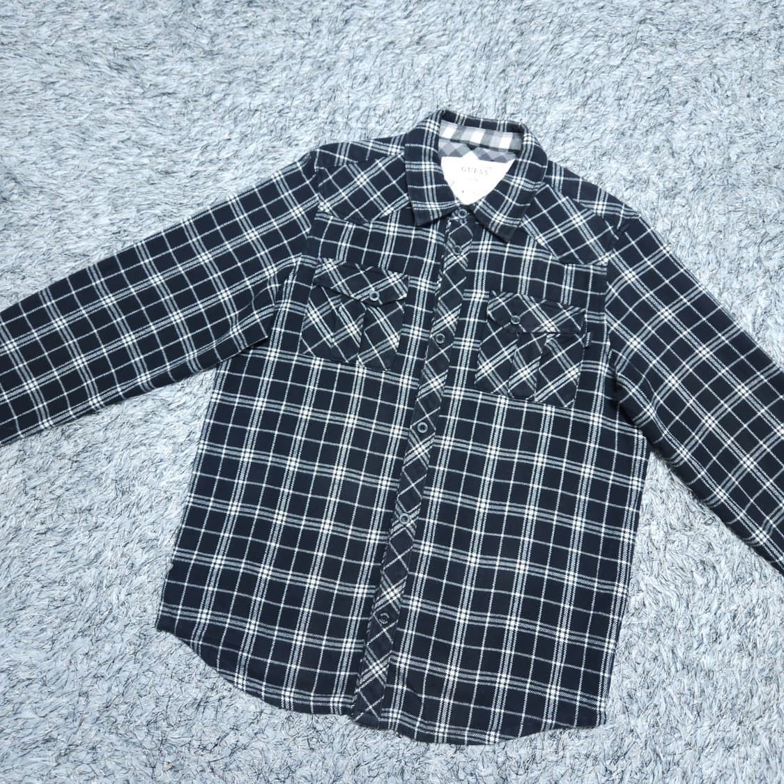 게스Guess)95 남자 겨울셔츠 체크남방 / 왕눈이샵 상품이미지2