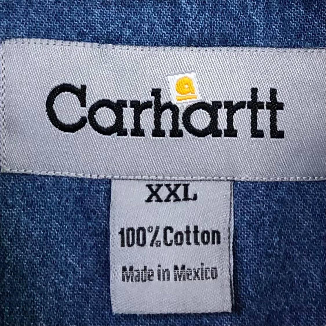 Xxl 칼하트 데님 셔츠 상품이미지3