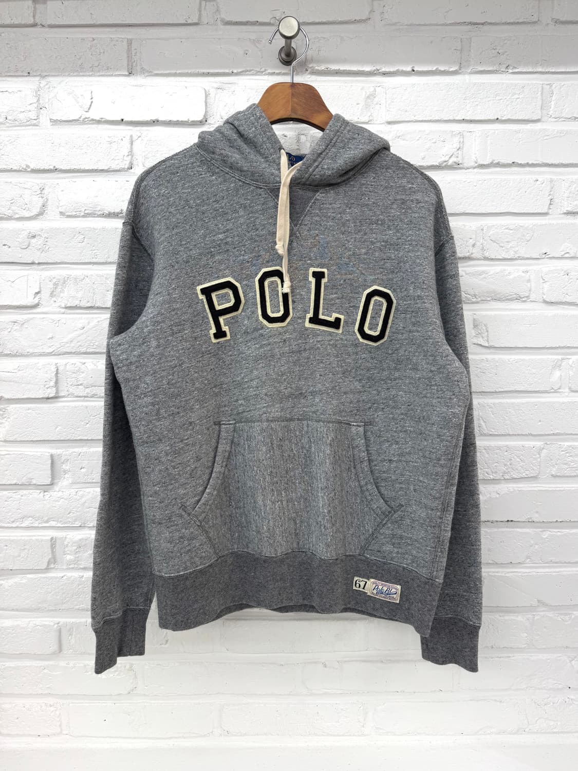 폴로 그레이 후드티 상품이미지3