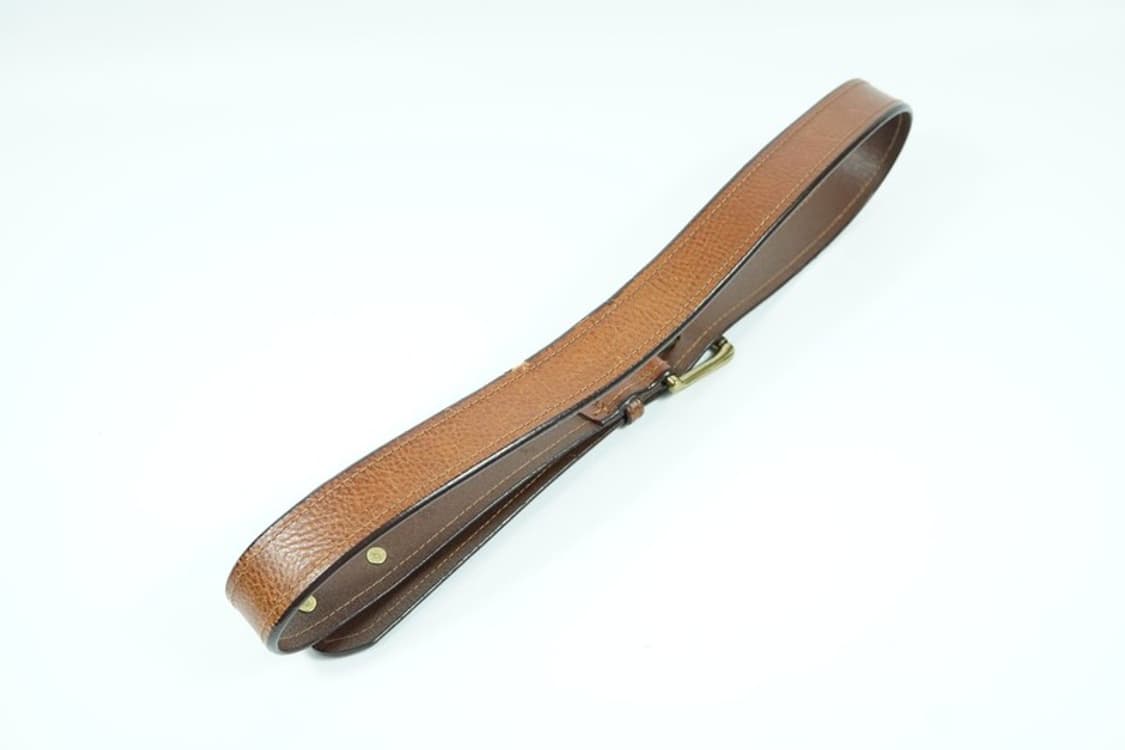 폴로 랄프로렌 골드 플레이트 로고 빈티지 레더 벨트 상품이미지2