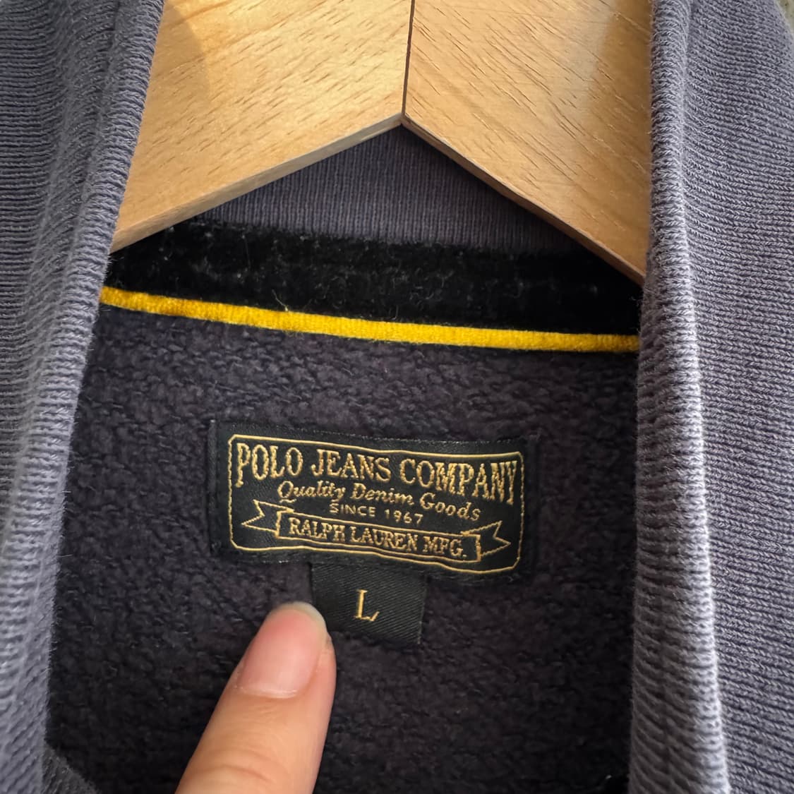 폴로 진스 USRL 로고 집업 자켓 상품이미지8