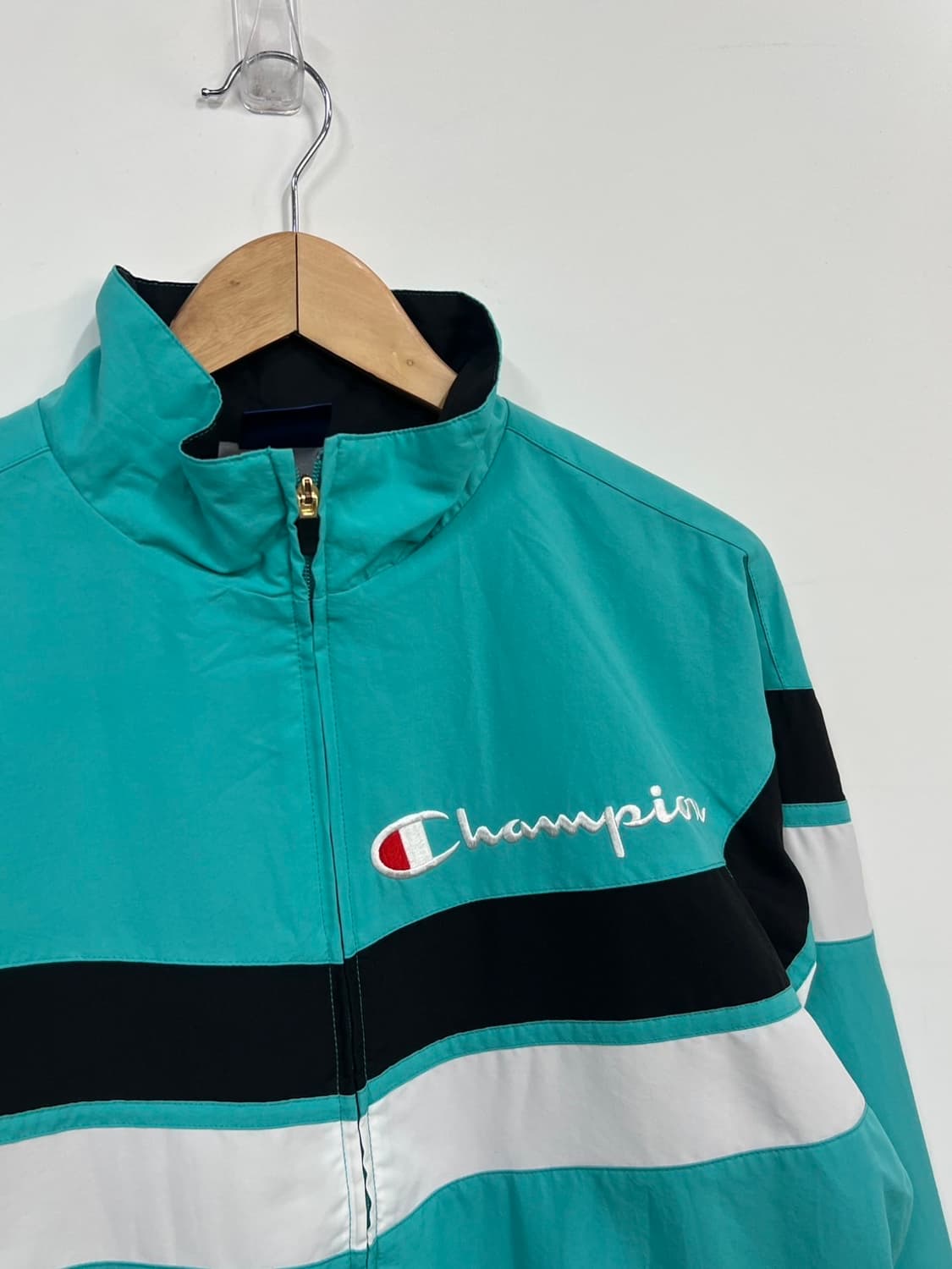 챔피온 투 블록 배색 올드스쿨 바람막이 상품이미지2