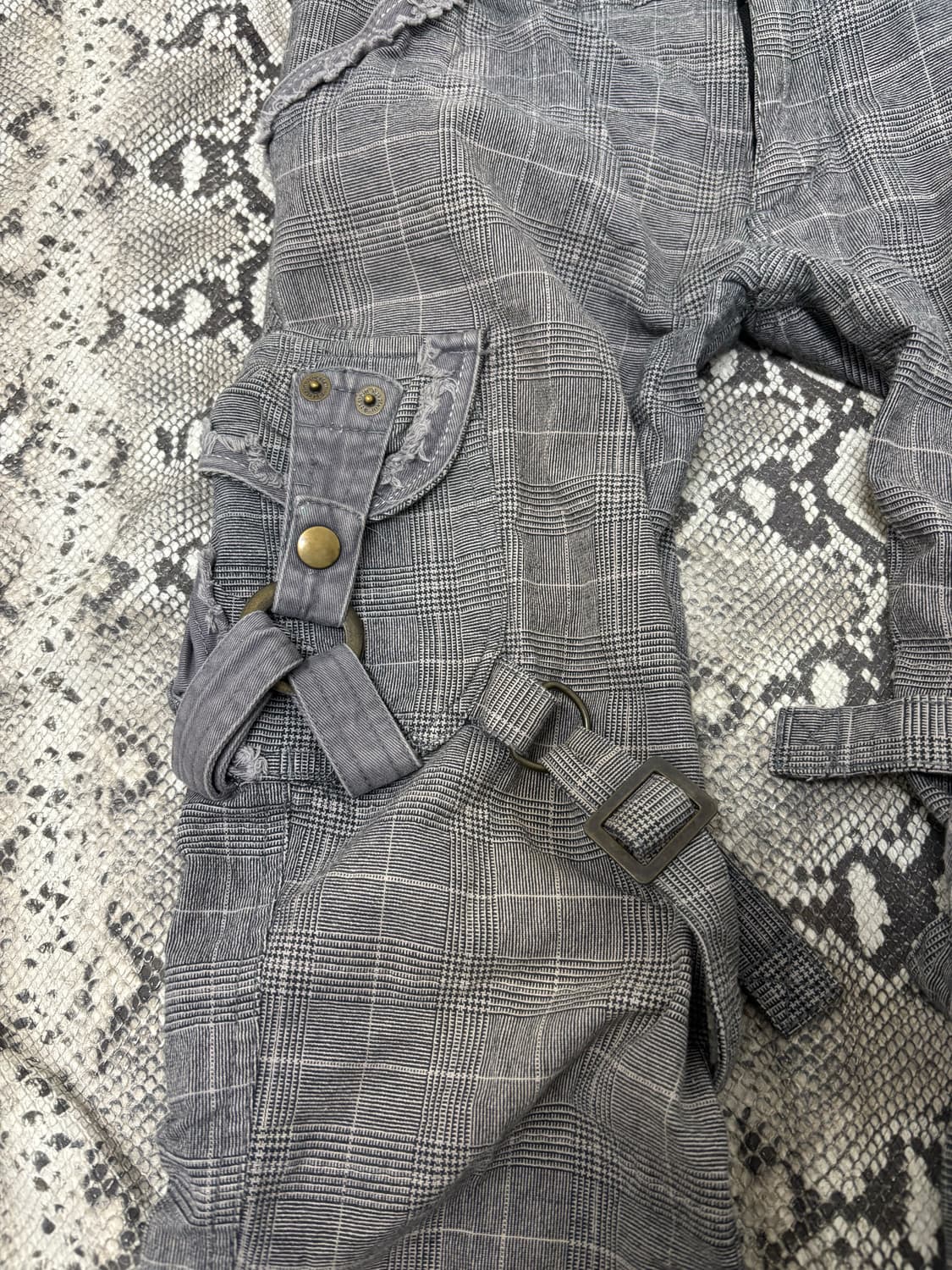 [apestein]00’s Check Bondage Detail Pant 상품이미지7