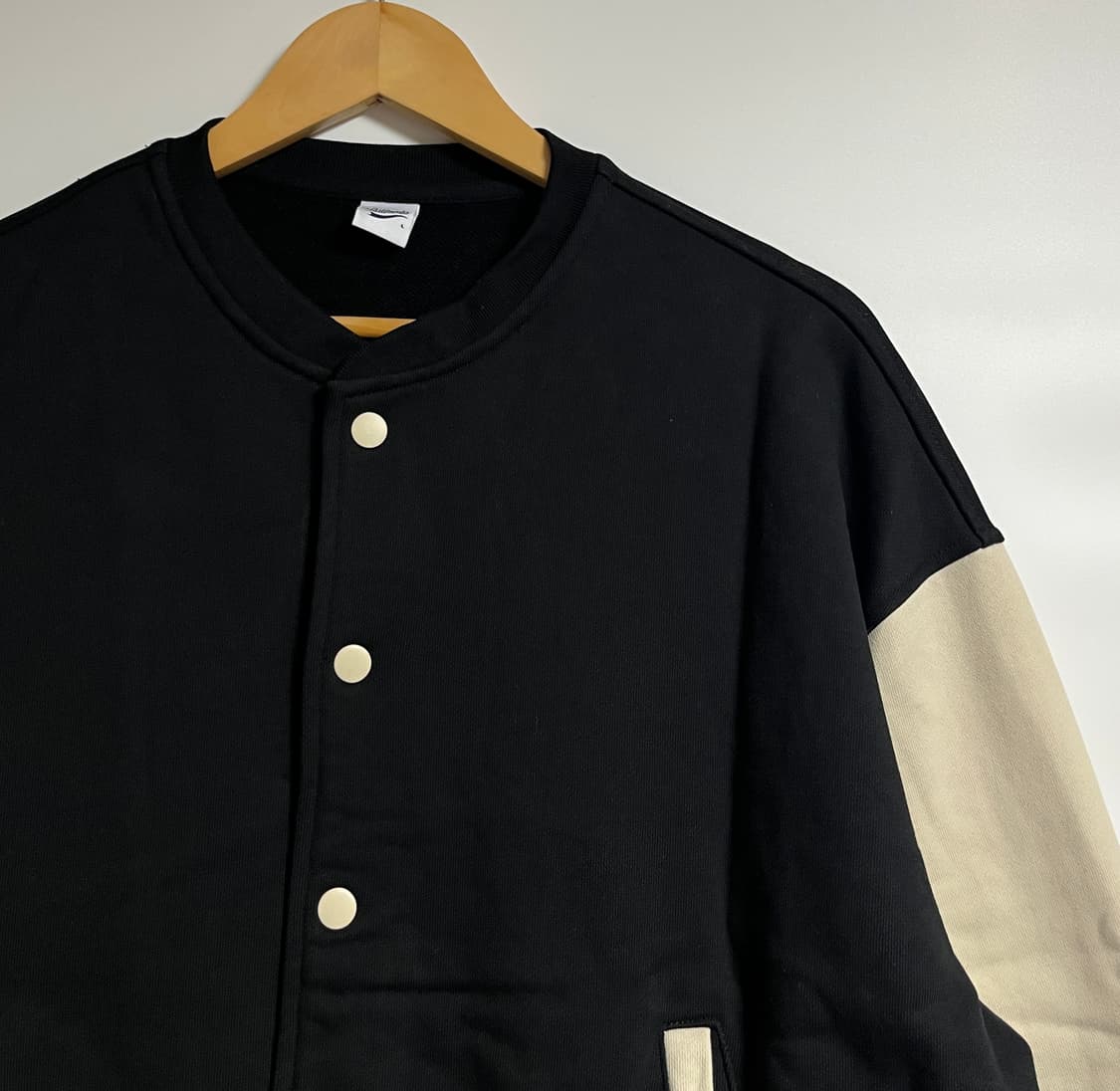 공용 파르티멘토 오버핏 바시티 크롭 자켓 점퍼 L 상품이미지4