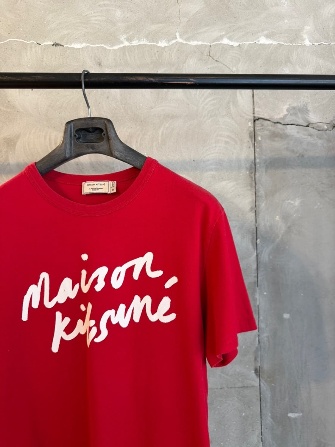 메종키츠네 티셔츠 슬림100 상품이미지4