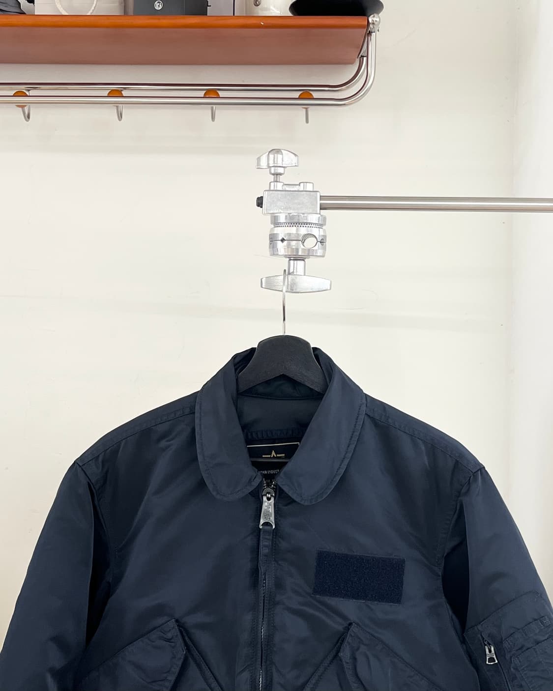 알파 인더스트리 네이비 cwu-45p 파일럿 자켓 상품이미지2