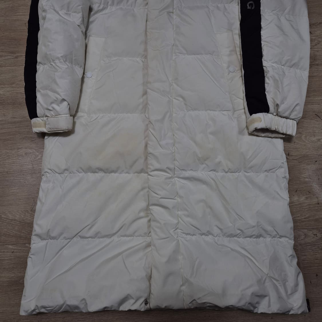 노스페이스 아틀레틱 사이드라인 후드 롱패딩 점퍼 M(95) 상품이미지3