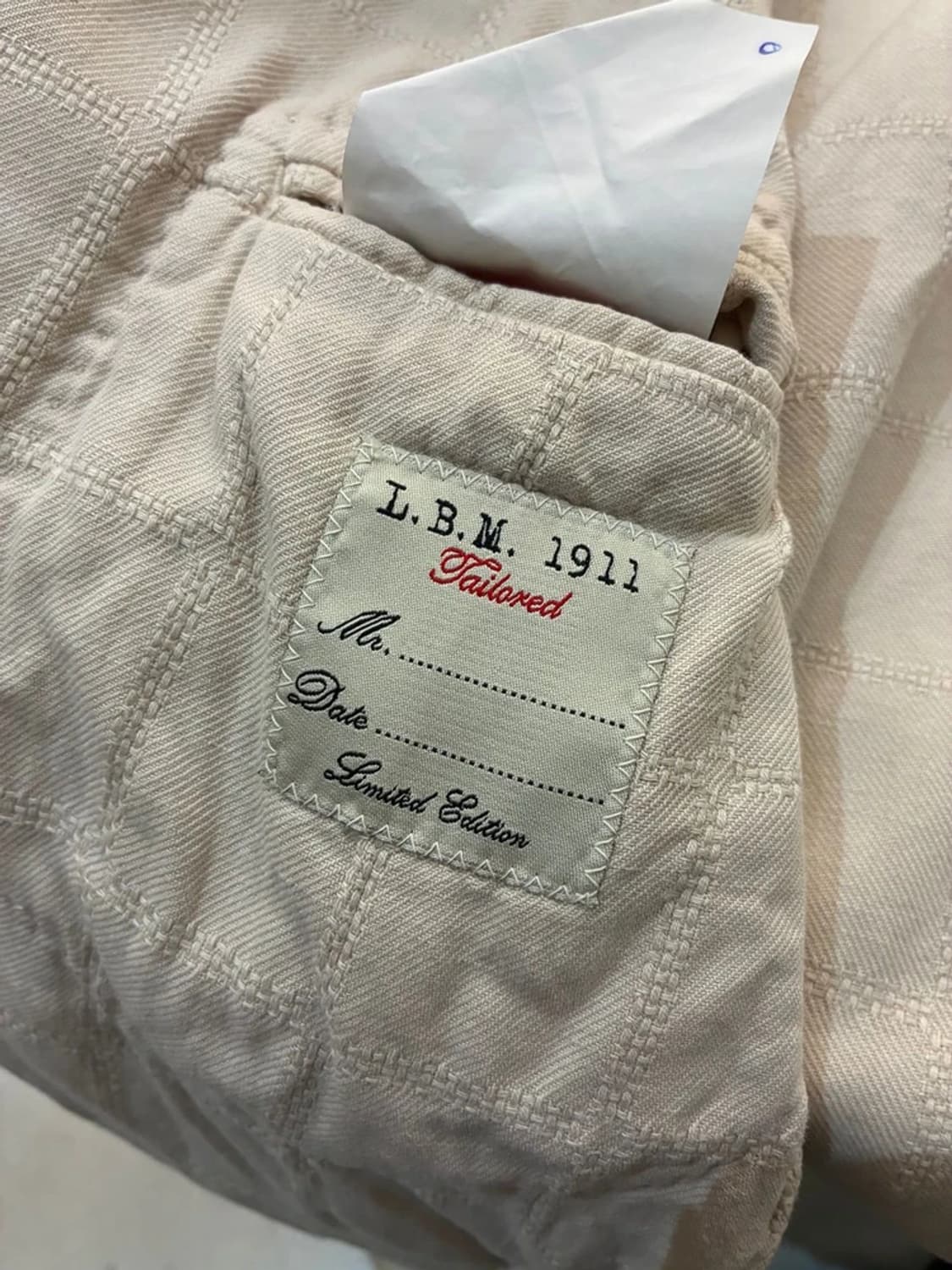 루비암 LBM 1911 라인 린넨 블렌드 블레이저 자켓 PN8375 상품이미지8