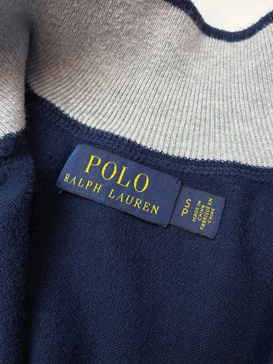 폴로 랄프로렌 네이비 코튼 니트 집업 가디건 PN5629 상품이미지7