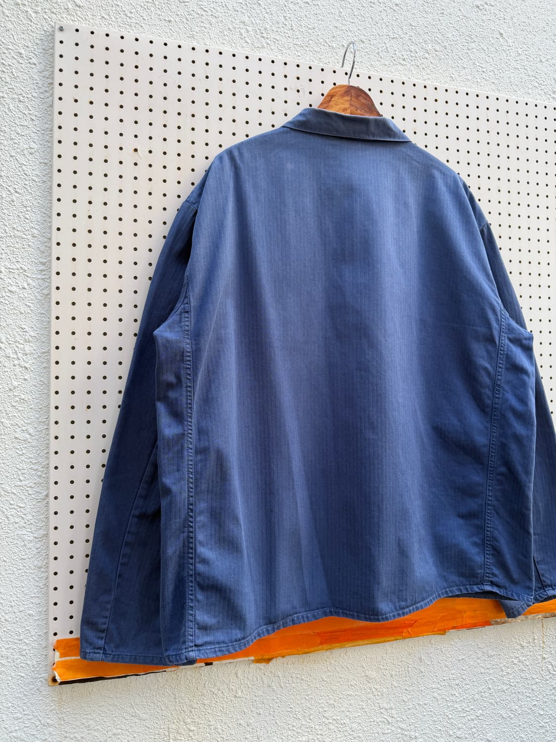 OLD VINTAGE FADED HBT FRENCH 페이드 헤링본워크자켓 상품이미지9