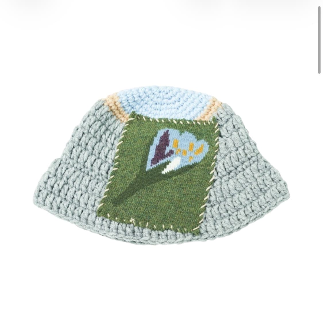 미수아바흐브  플라워링 버킷 그레이 상품이미지1