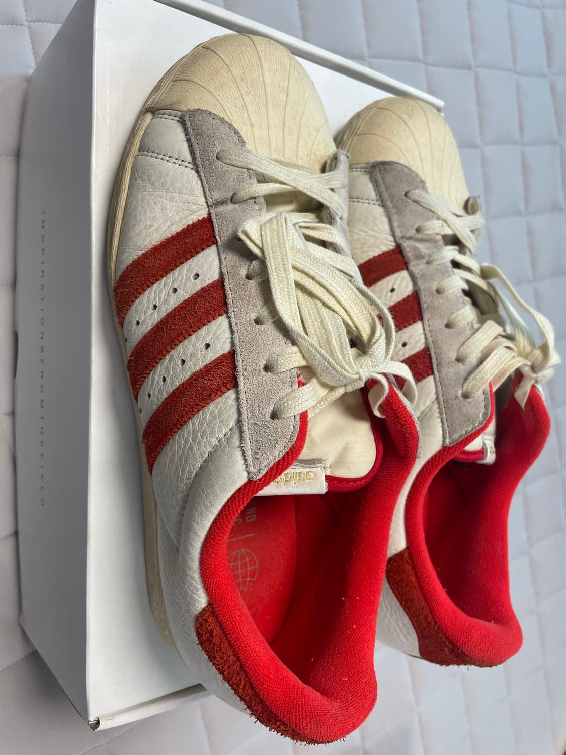 아디다스 슈퍼스타 흰빨 빈티지라인 275 상품이미지2